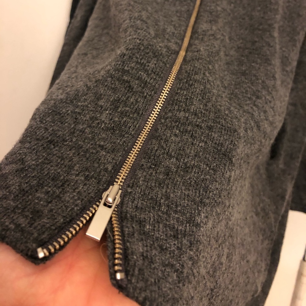 The Kooples Cashmere‎ Merino Wool Cardigan Zip Back - Picture 4 of 7